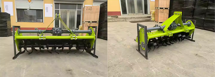 Tractor-Mounted Rotary Tiller